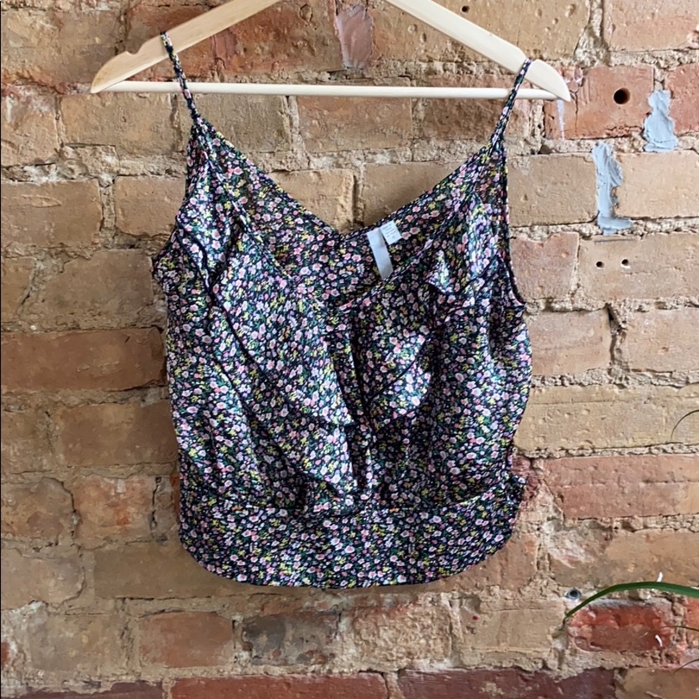 Urban Outfitter’s Floral ruffle top